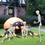 5.4FT poseable skeleton Halloween decoration